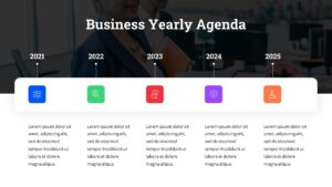 business yearly agenda powerpoint template