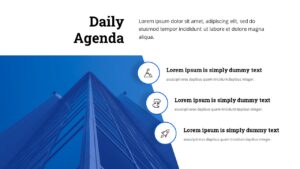 daily agenda slide