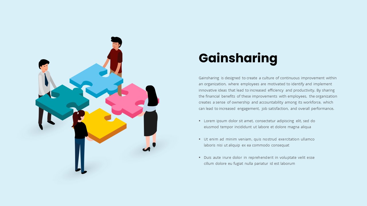 gain sharing powerpoint template