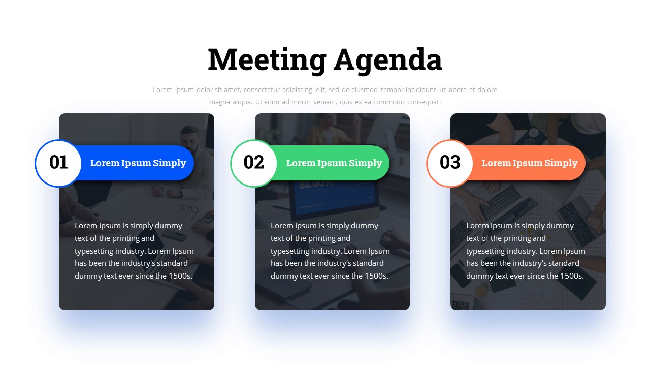 meeting agenda slide