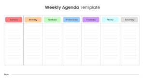 powerpoint weekly calendar template