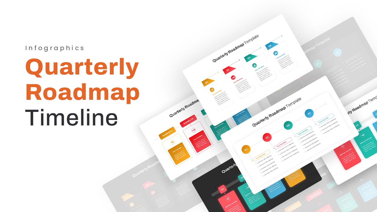 Quarterly Roadmap Timeline PowerPoint Template
