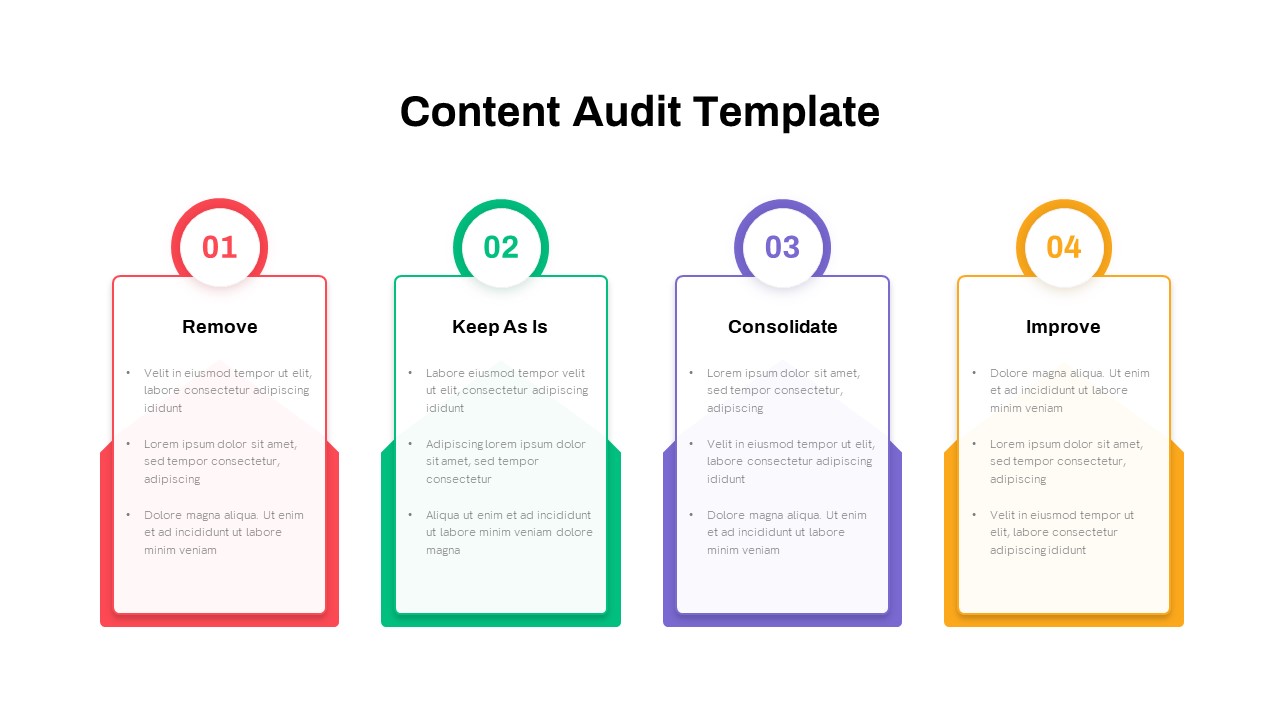 Content Audit PowerPoint Template