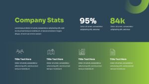 Financial Auditing Service Company Stats Presentation Template