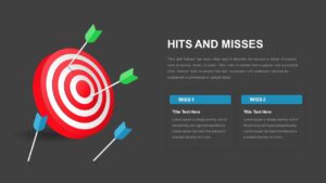 Hits And Misses PowerPoint Template Dark2