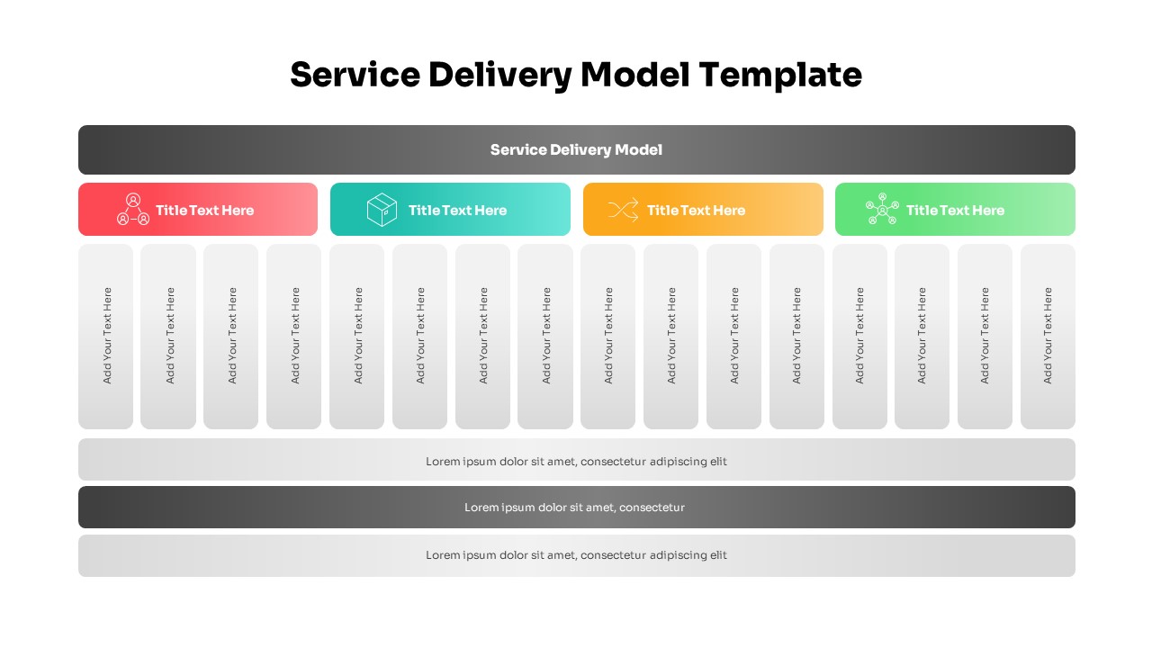 Service Delivery Model PowerPoint Template