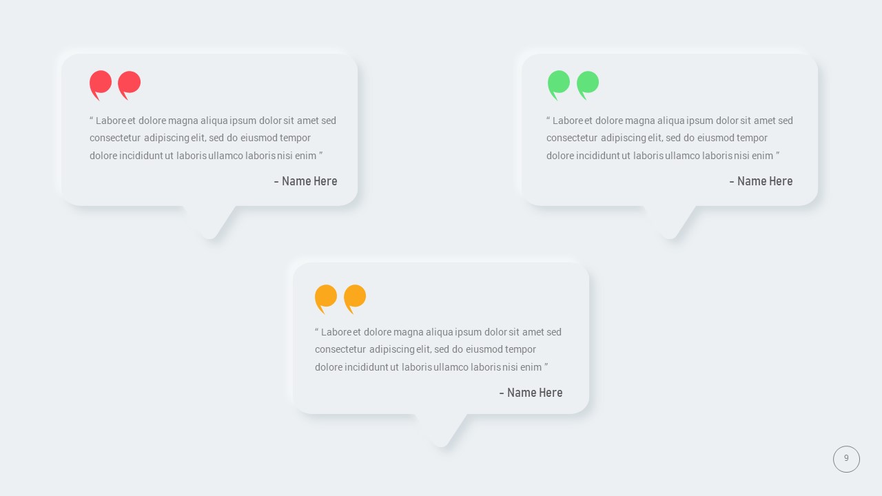 Testimonials PowerPoint Template