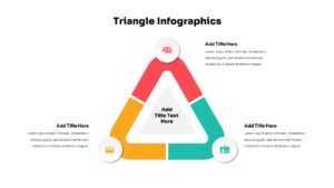 3 Section Triangle Diagram Template for PowerPoint | Slidebazaar