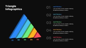 Triangle Infographics Slide Templates Dark7