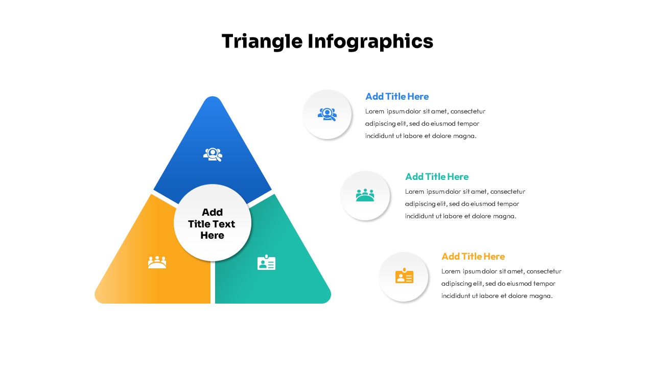Triangle Infographics Slide Templates