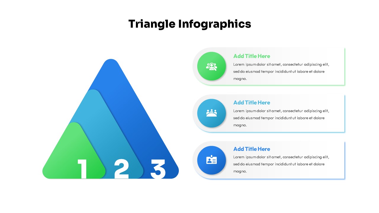 Triangle Infographics Slide Templates4