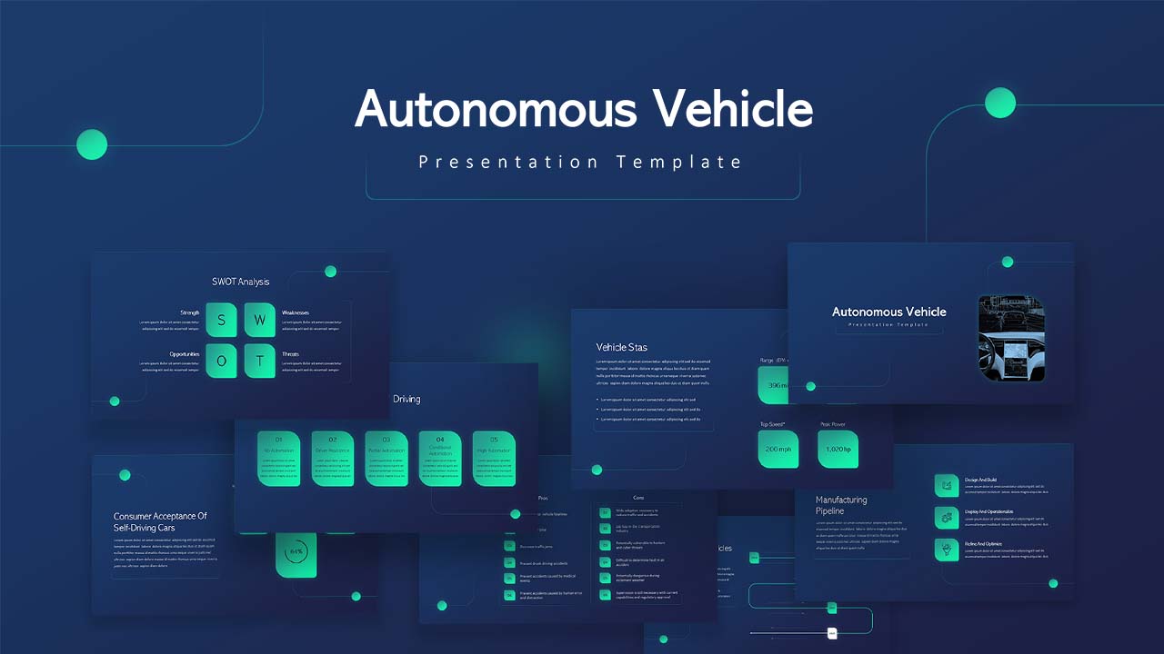 Autonomous Vehicle Slide Deck PowerPoint Presentation Template