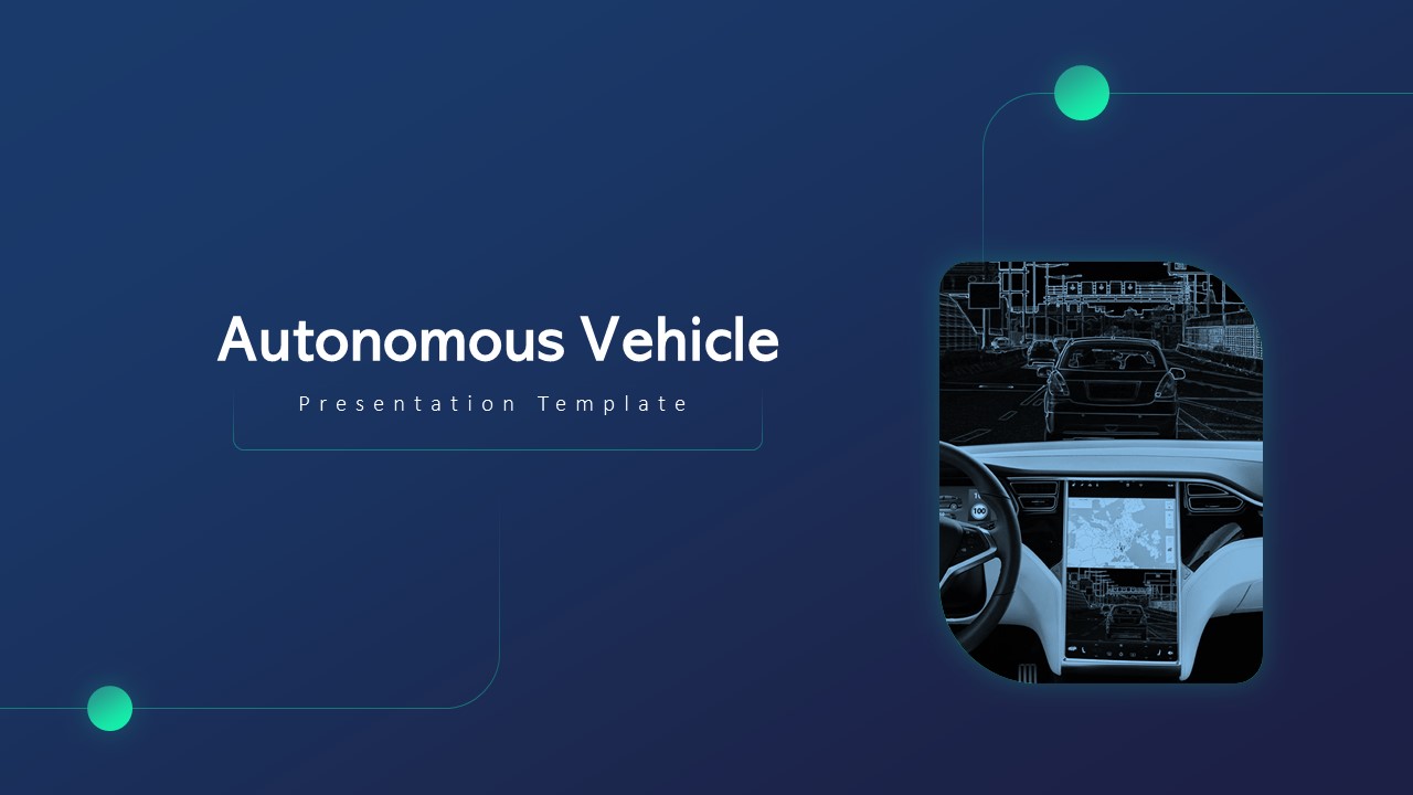 Autonomous Vehicle Slide Deck PowerPoint Template