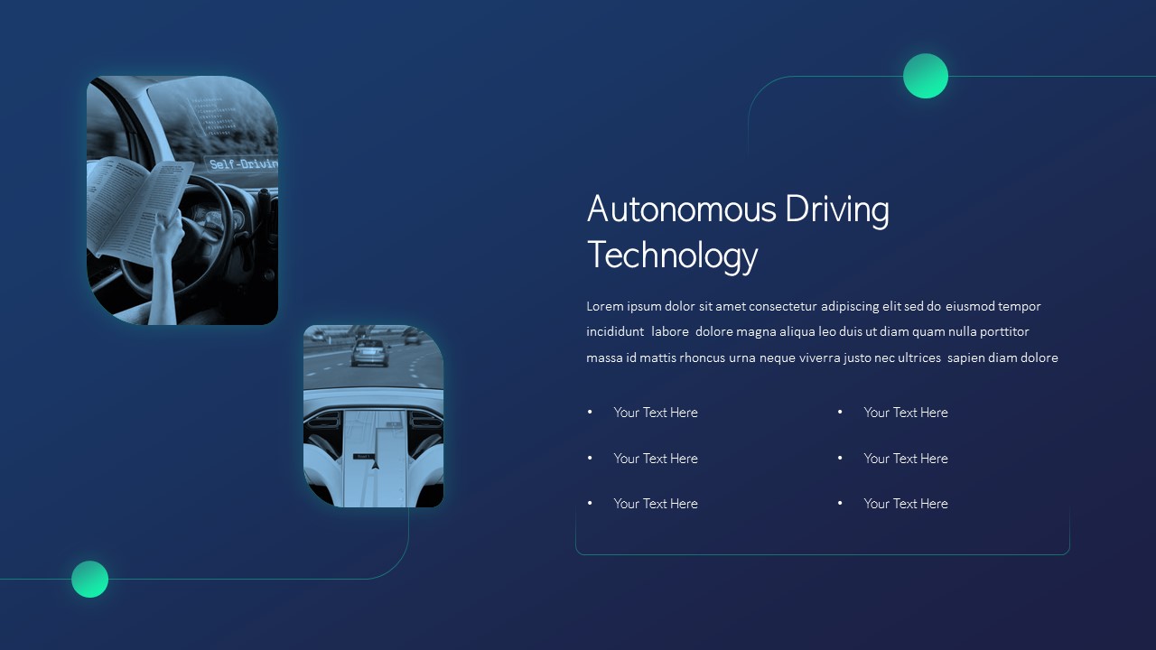 Autonomous Vehicle Slide Deck PowerPoint Template