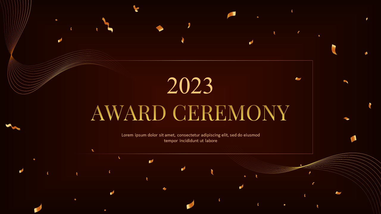 Awards Ceremony PowerPoint Template