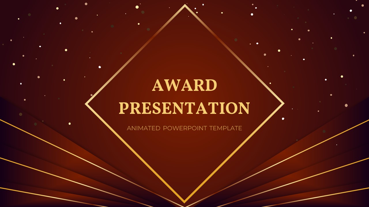 presentation template for awards