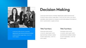 Blue and White Leadership Training PowerPoint Template Deck7