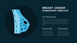 Breast Cancer PowerPoint Template Dark