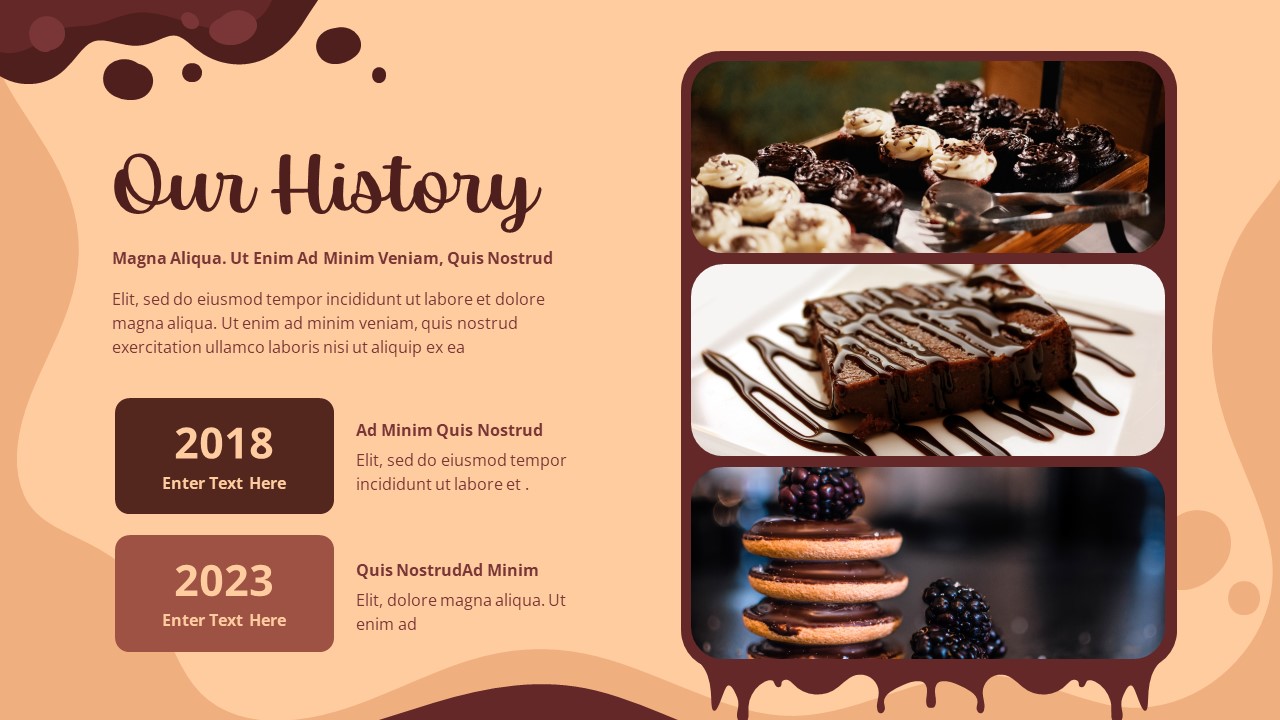 Chocolate PowerPoint Template Free3