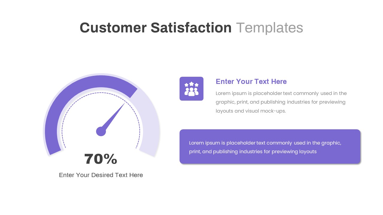 Customer Satisfaction PowerPoint Presentation Template