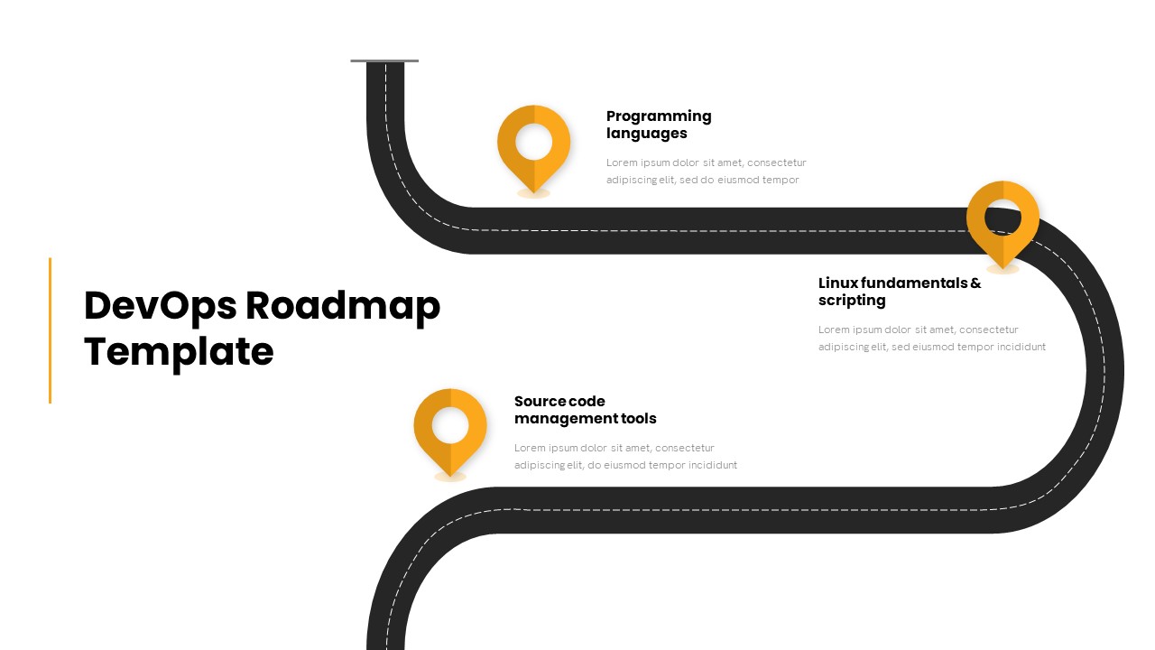 Devops Roadmap PowerPoint Template