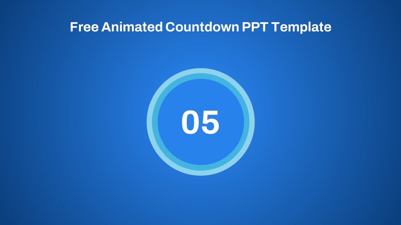 Free Animated Countdown PowerPoint Template