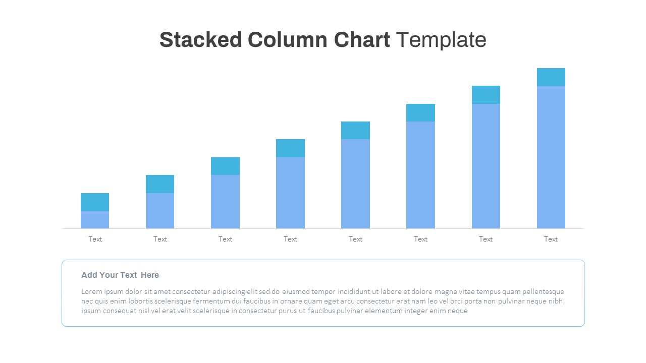 Free Stacked Column Chart Template