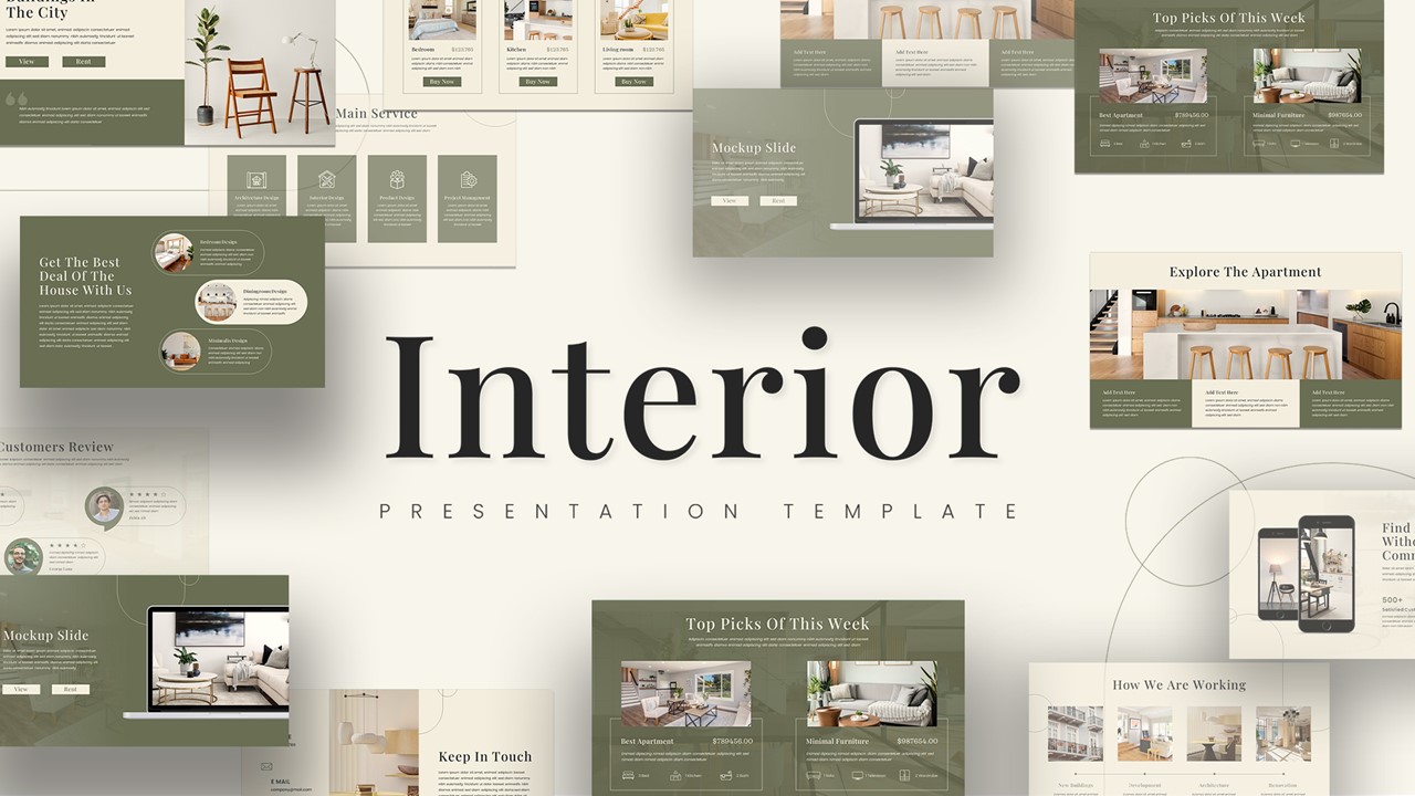 Interior Design PowerPoint Presentation Template