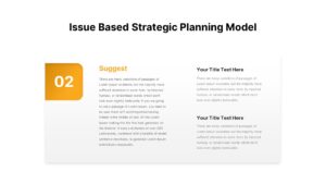 Issue Based Strategic Planning Model PowerPoint Template3