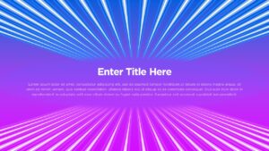 Laser Background PowerPoint Template5