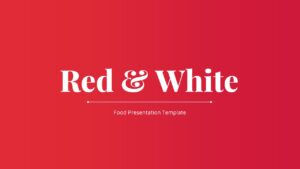 Red White Food PowerPoint Template1