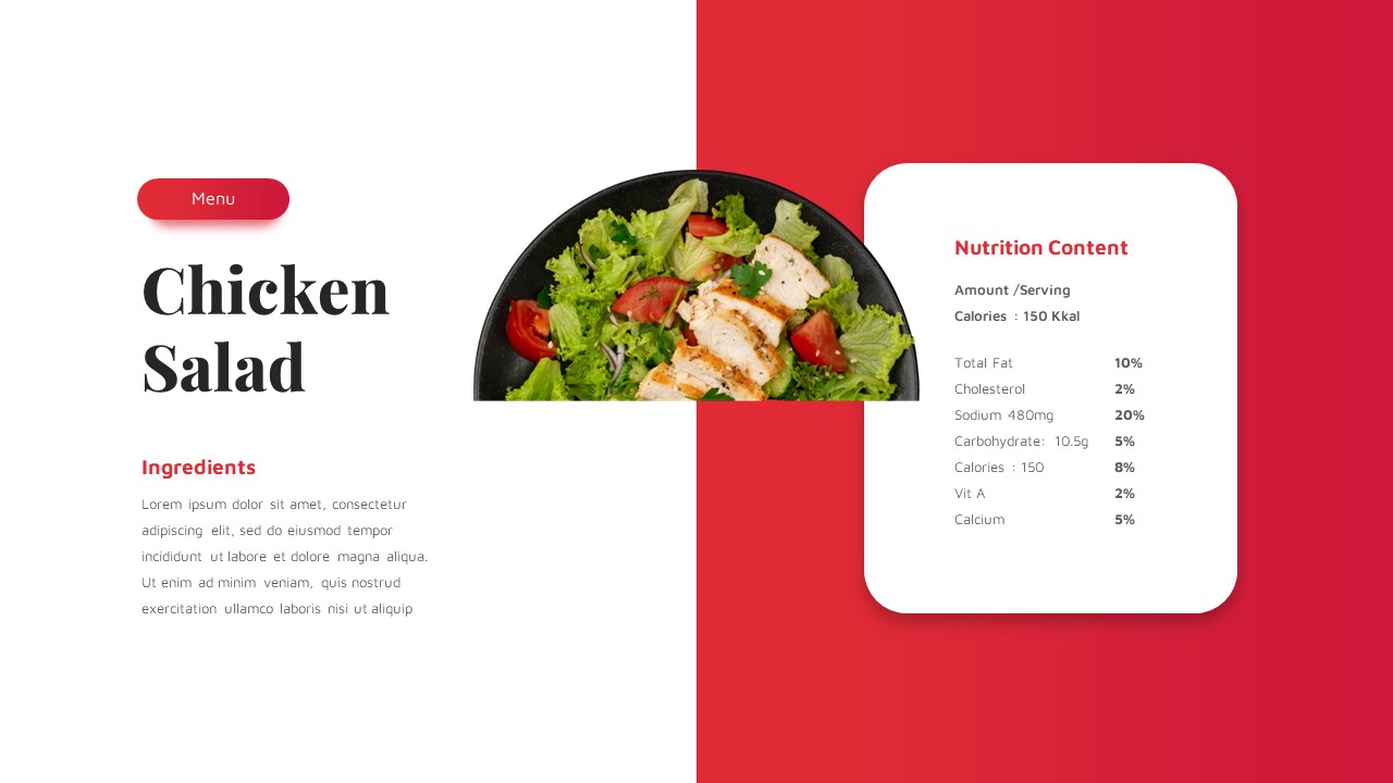 Red White Food PowerPoint Template10