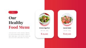 Red White Food PowerPoint Template8