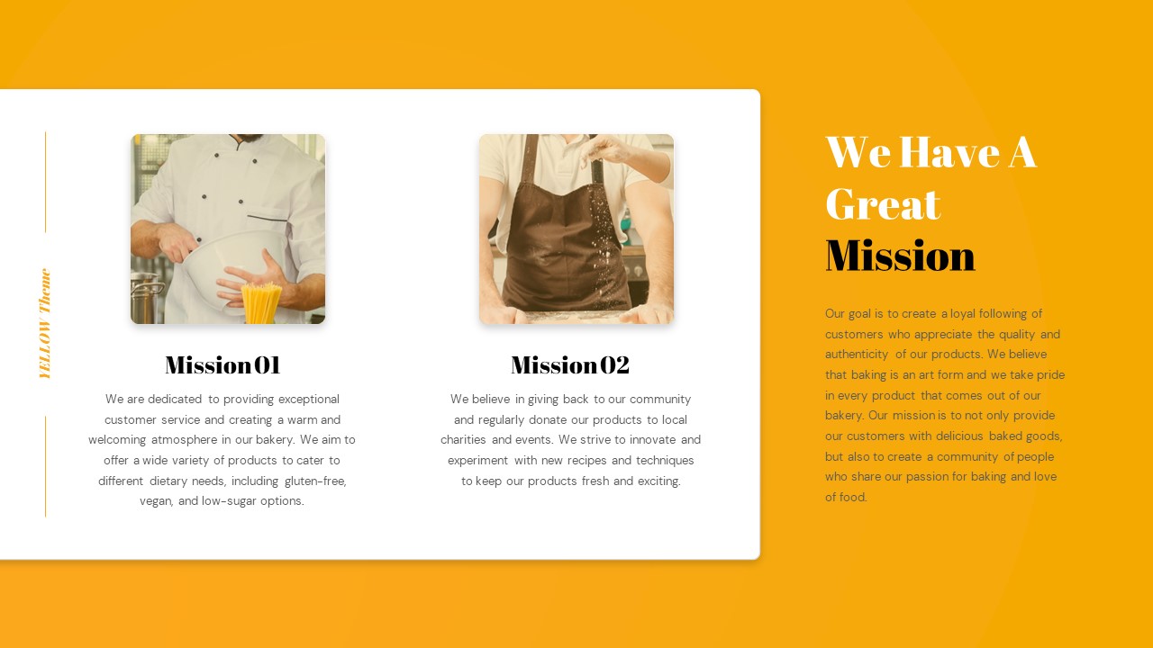 Yellow Theme Food and Beverage PowerPoint Presentation Template7