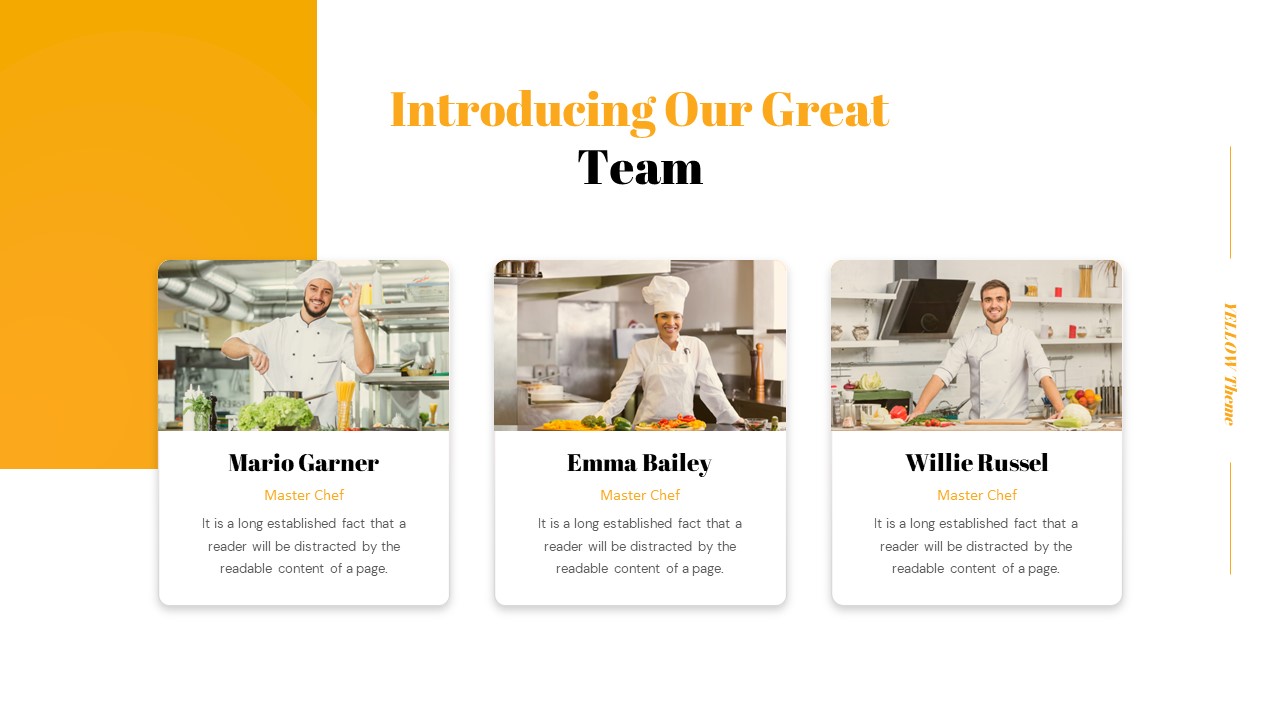 Yellow Theme Food and Beverage PowerPoint Presentation Template9