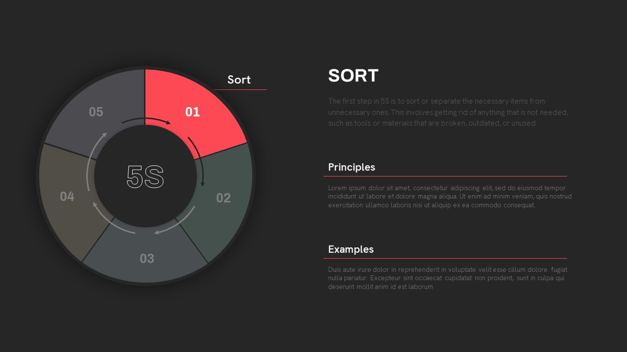 5s Infographic PowerPoint Template - SlideBazaar