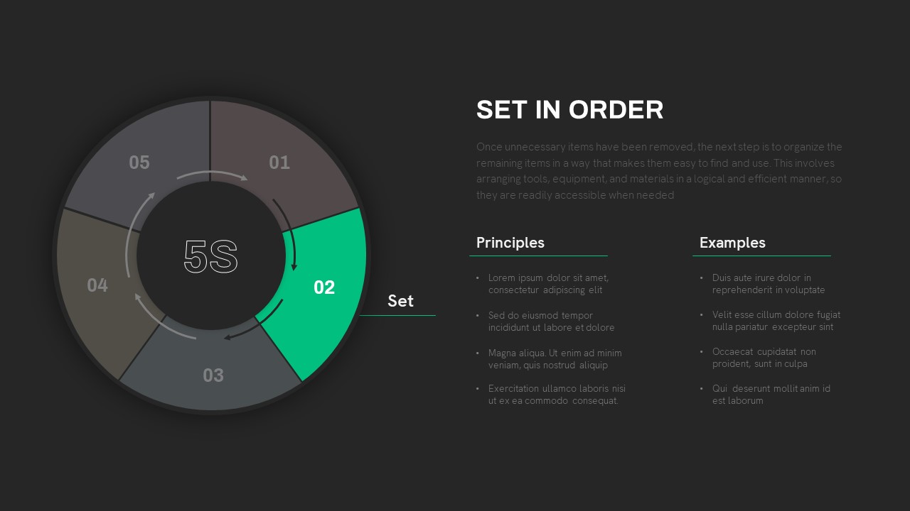 5s Infographic PowerPoint Template 5