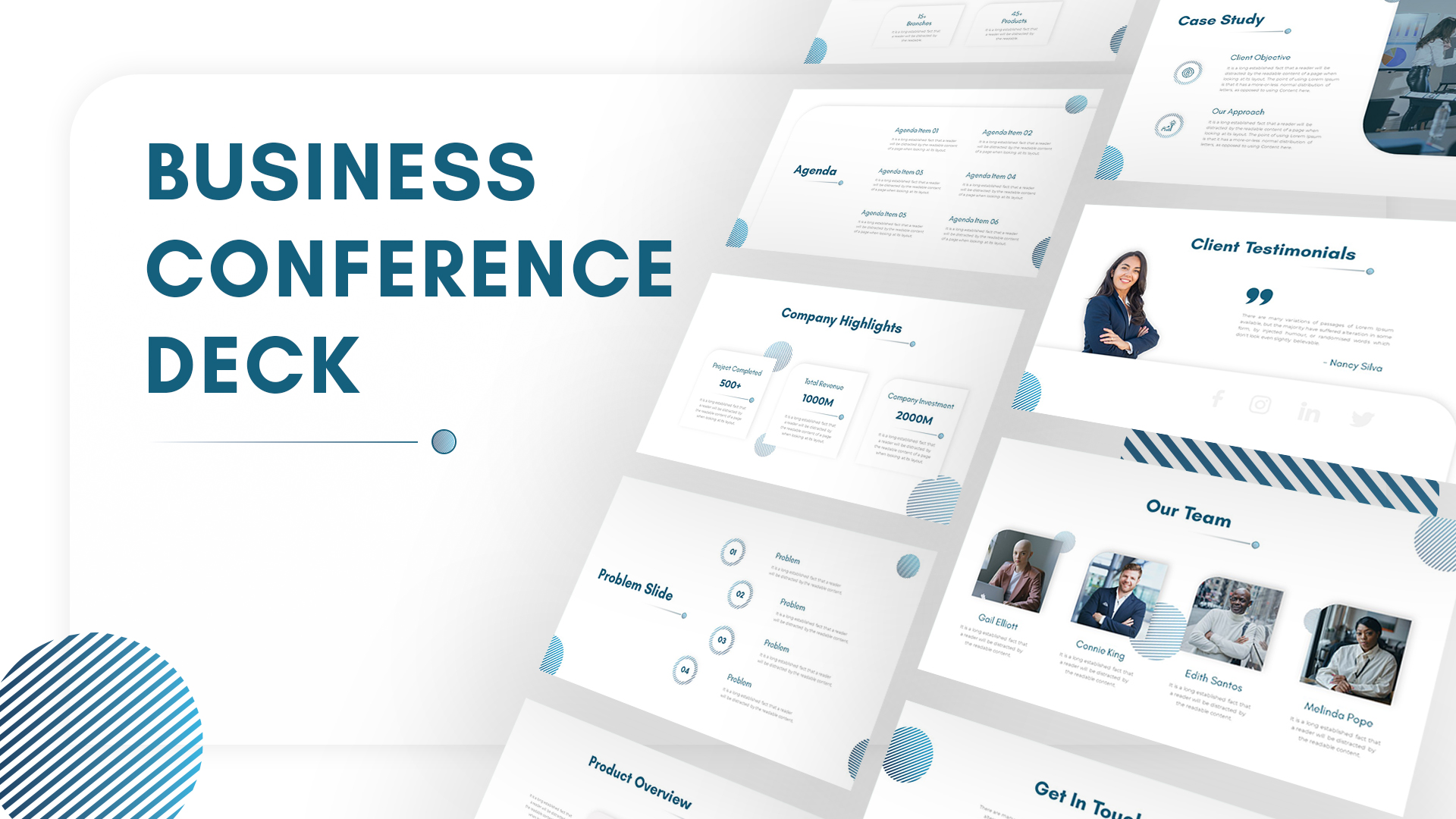 Business Conference PowerPoint Deck Template