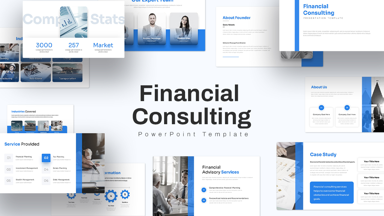 Finance Consulting PowerPoint Template