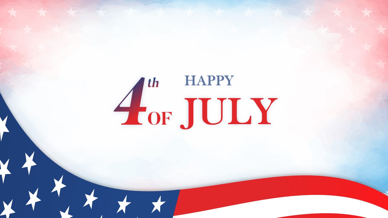 Free Happy 4th of July PowerPoint Template - SlideBazaar