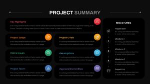 Project Kickoff Meeting Summary PowerPoint Template