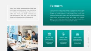 Sales Pitch Deck Features PowerPoint Template