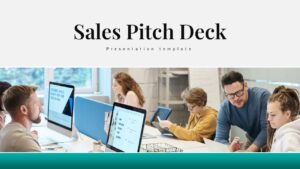 Sales Pitch Deck PowerPoint Template