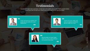 Sales Pitch Deck Testimonials Template