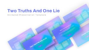 Two Truths And A Lie Free PowerPoint Template