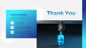 3D Printing Deck PowerPoint Template thank you