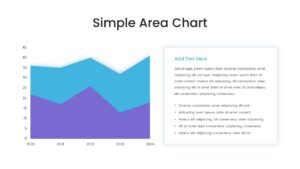 PowerPoint Area Chart Template