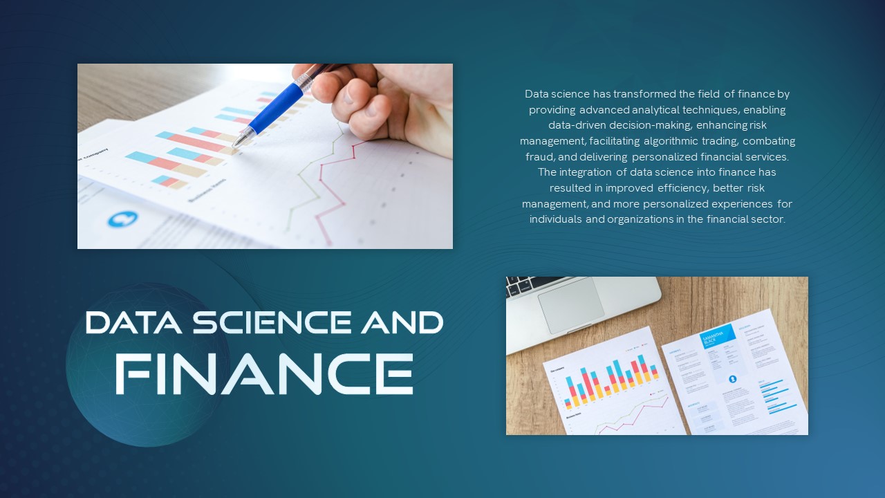 Data Science finance PowerPoint Template