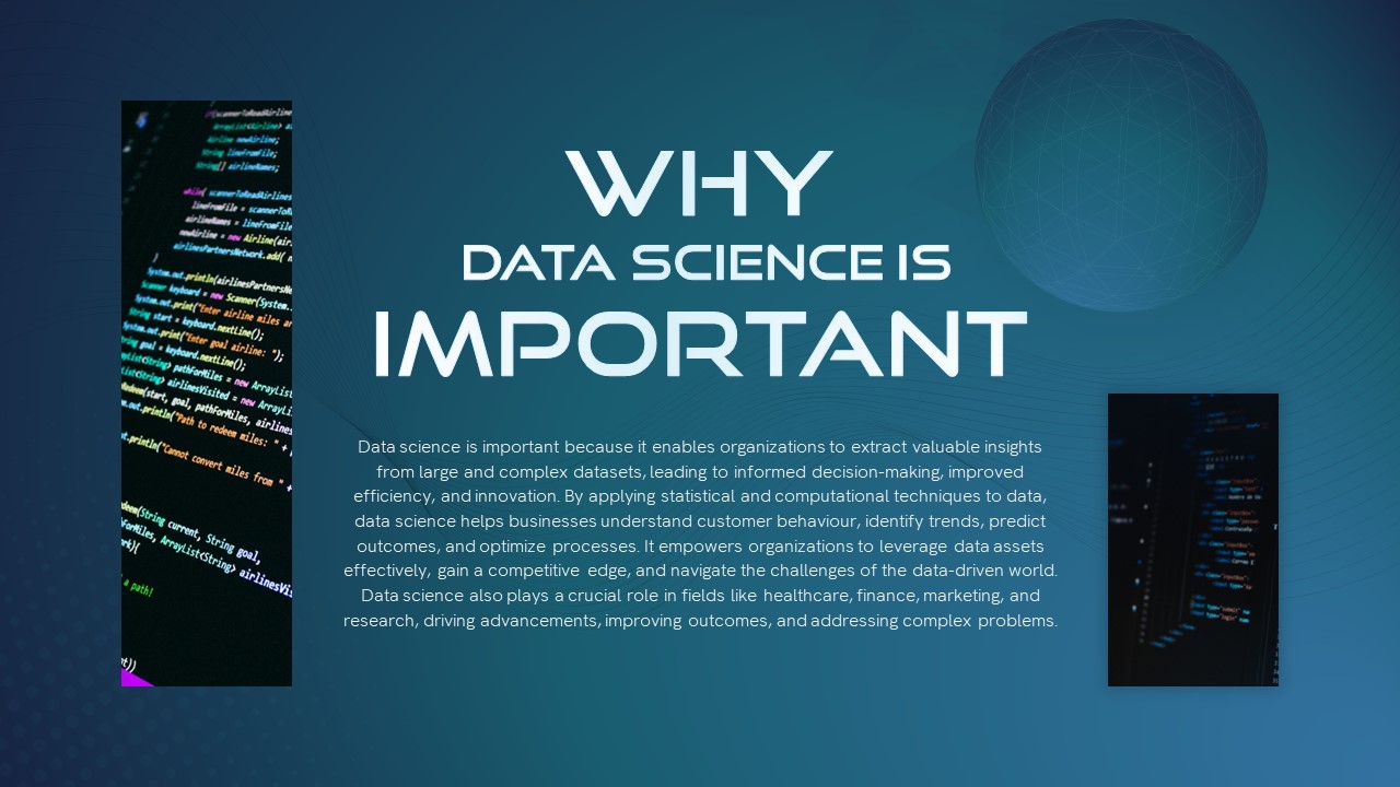 Data Science importance PowerPoint Template