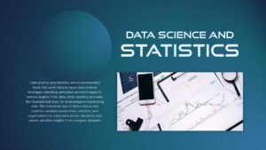 Data Science statistics PowerPoint Template